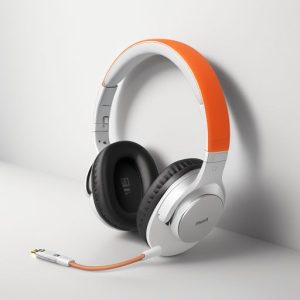 Silver Headphone